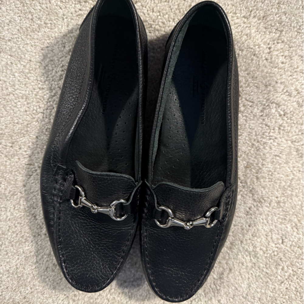 Mercanti Fiorentini Black Leather Women’s Driving Loafers | Size 8, Retail $129
